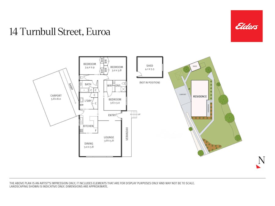 14 Turnbull Street, Euroa, VIC, 3666 - Floorplan 1