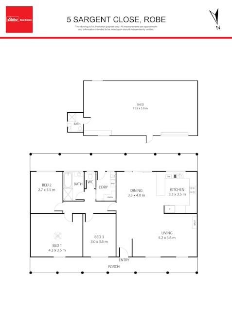 5 Sargent Close, Robe, SA, 5276 - Floorplan 1