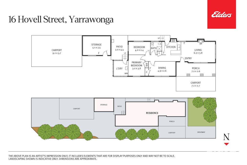 16 Hovell Street, Yarrawonga, VIC, 3730 - Floorplan 1