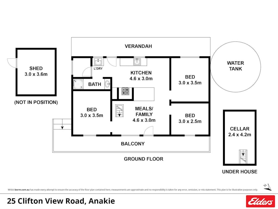 25 Clifton View Road, Anakie, VIC, 3213 - Floorplan 1