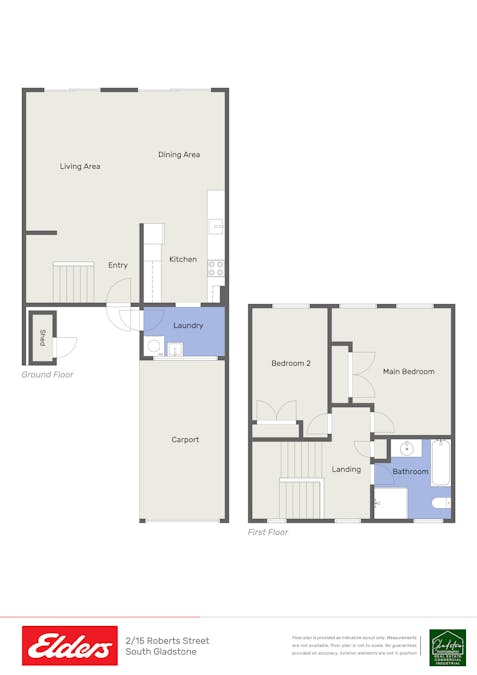 2/15 Roberts Street, South Gladstone, QLD, 4680 - Floorplan 1