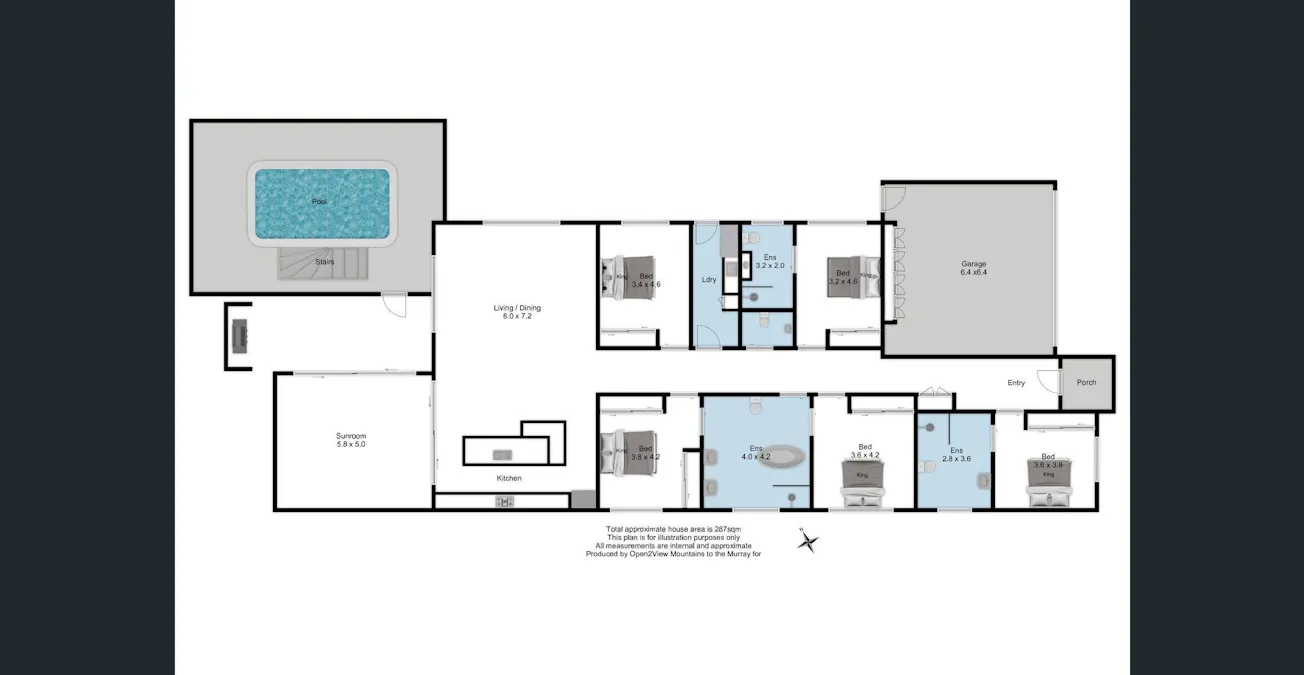 8 Silverwoods Boulevard, Yarrawonga, VIC, 3730 - Floorplan 1