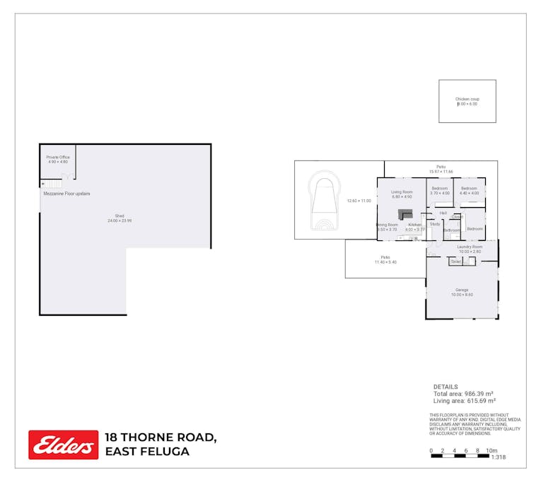 18 Thorne Road, East Feluga, QLD, 4854 - Floorplan 1