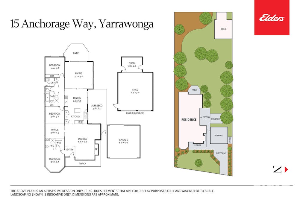 15 Anchorage Way, Yarrawonga, VIC, 3730 - Floorplan 1
