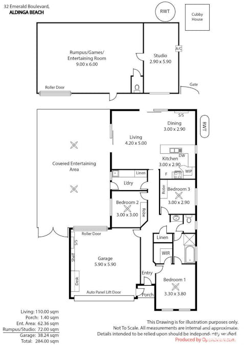 32 Emerald Boulevard, Aldinga Beach, SA, 5173 - Floorplan 1