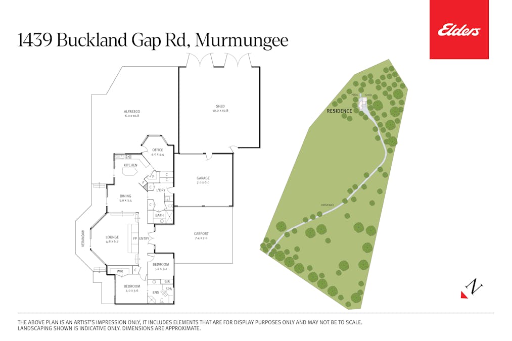 1439 Buckland Gap Road, Murmungee, VIC, 3747 - Floorplan 1