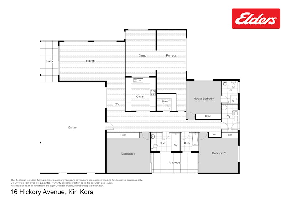 16 Hickory Avenue, Kin Kora, QLD, 4680 - Floorplan 1