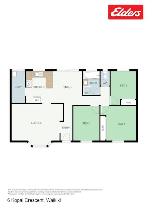 6 Kopai Crescent, Waikiki, WA, 6169 - Floorplan 1
