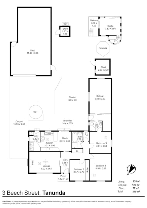 3 Beech Street, Tanunda, SA, 5352 - Floorplan 1