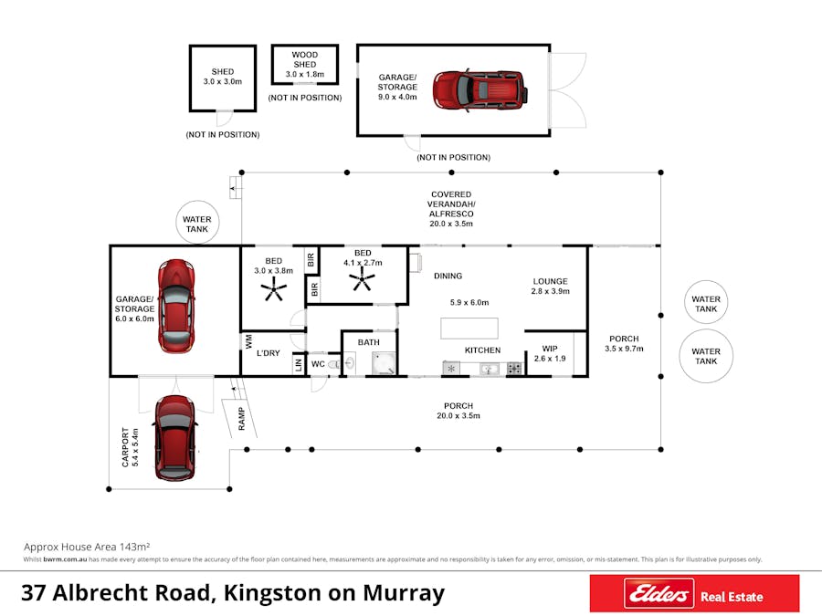 37 Albrecht Road, Kingston On Murray, SA, 5331 - Floorplan 1