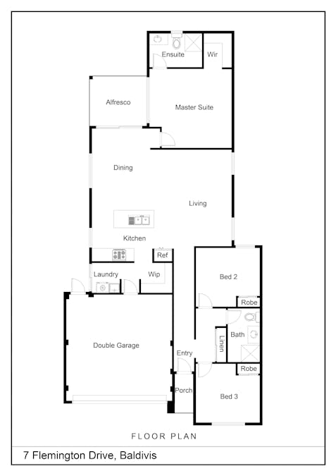 7 Flemington Drive, Baldivis, WA, 6171 - Floorplan 1
