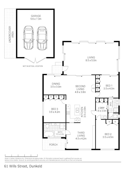 61  Wills Street, Dunkeld, VIC, 3294 - Floorplan 1