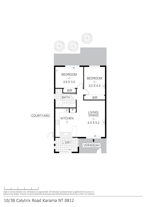 10/38 Calytrix Road, Karama, NT, 0812 - Floorplan 1