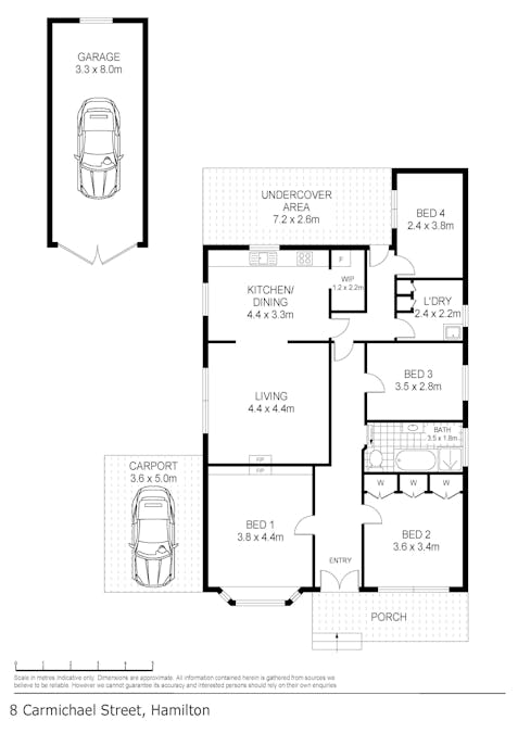 8 Carmichael Street, Hamilton, VIC, 3300 - Floorplan 1