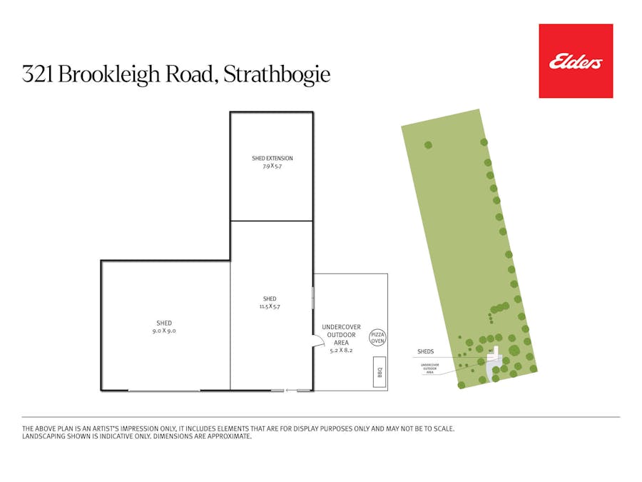Brookleigh Road, Strathbogie, VIC, 3666 - Floorplan 1