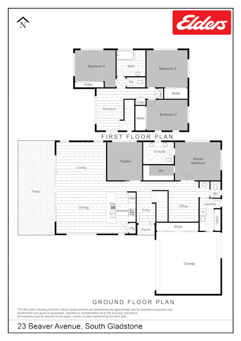 23 Beaver Avenue, South Gladstone, QLD, 4680 - Floorplan 1