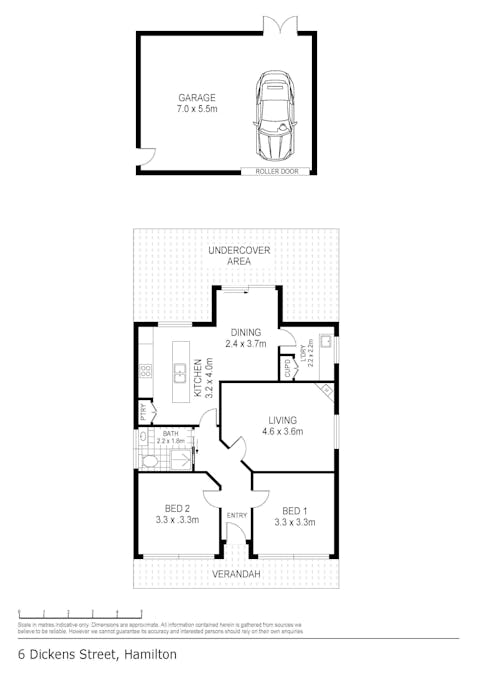6 Dickens Street, Hamilton, VIC, 3300 - Floorplan 1