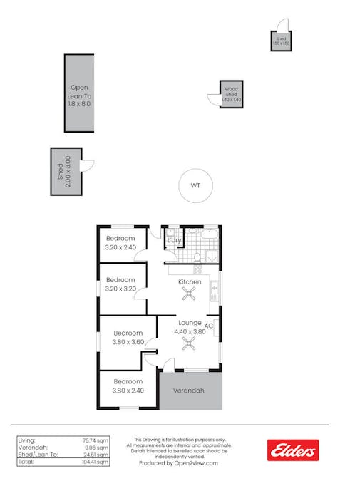 9 Margaret Street, Jamestown, SA, 5491 - Floorplan 1