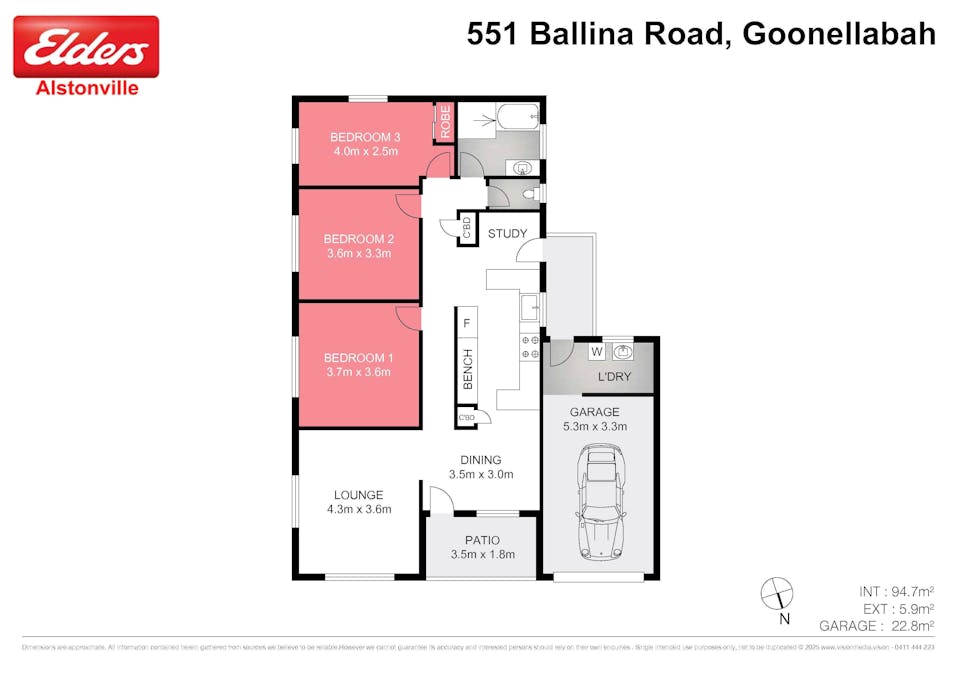551 Ballina Road, Goonellabah, NSW, 2480 - Floorplan 1