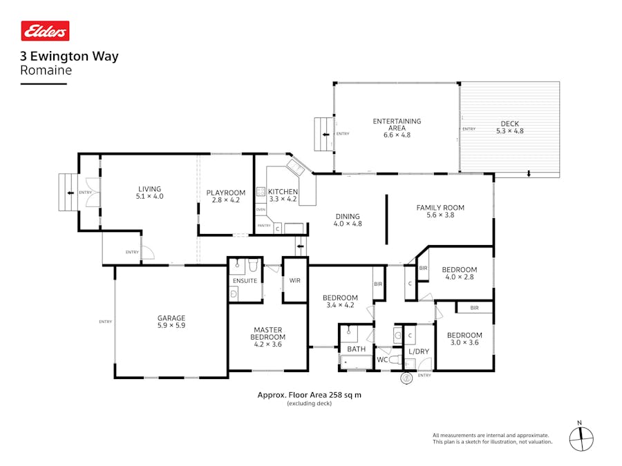 3 Ewington Way, Romaine, TAS, 7320 - Floorplan 1