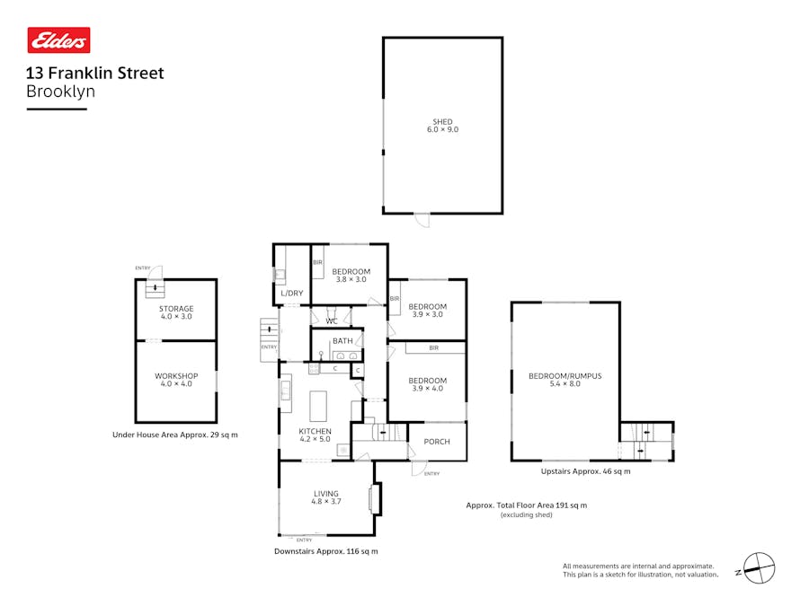 13 Franklin Street, Brooklyn, TAS, 7320 - Floorplan 1