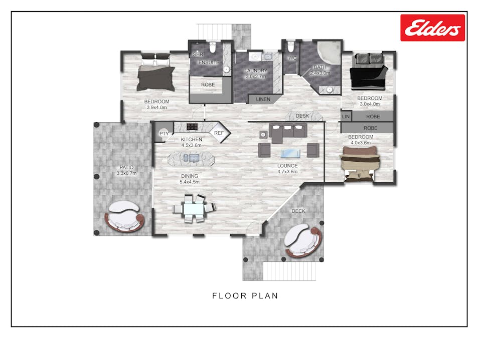 8 Selwyn Close, Telina, QLD, 4680 - Floorplan 1