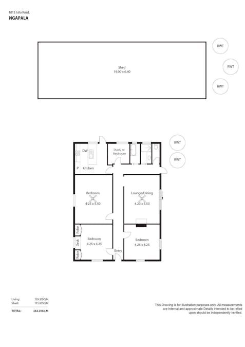 1013 Julia Road, Ngapala, SA, 5374 - Floorplan 1