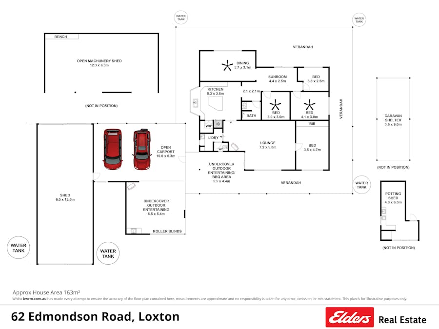 62 Edmondson Road, Loxton, SA, 5333 - Floorplan 1