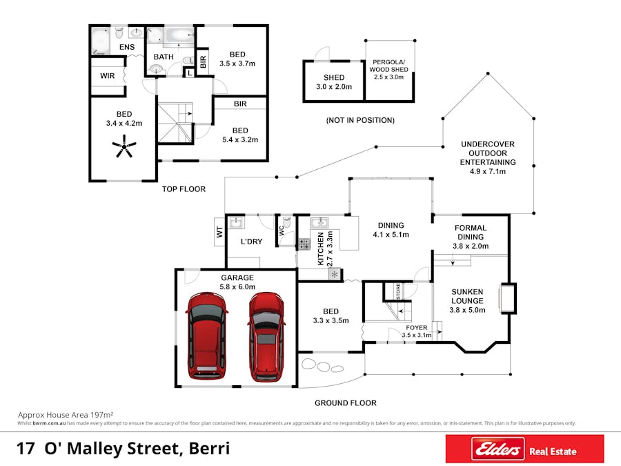 17 O'Malley Street, Berri, SA, 5343 - Floorplan 1
