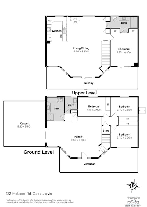 122 McLeod Road, Cape Jervis, SA, 5204 - Floorplan 1