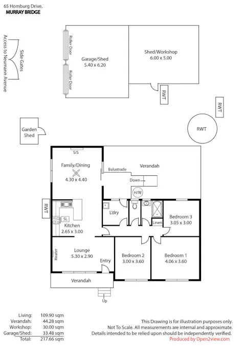 65 Homburg Drive, Murray Bridge, SA, 5253 - Floorplan 1