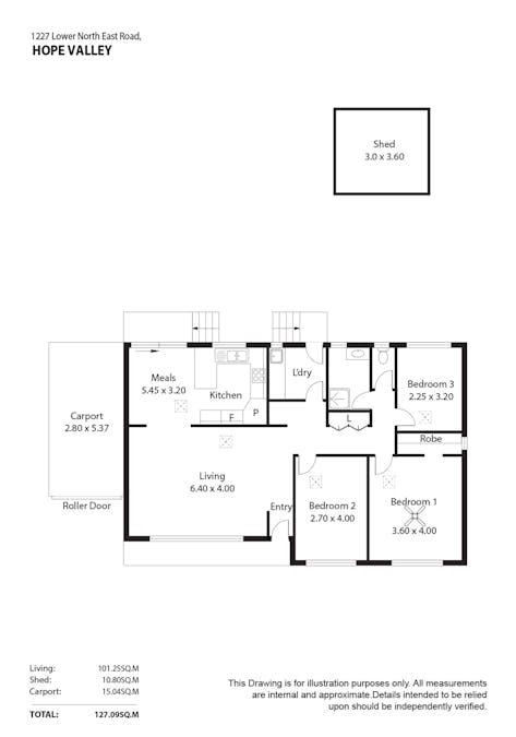 1227 Lower North East Road, Hope Valley, SA, 5090 - Floorplan 1