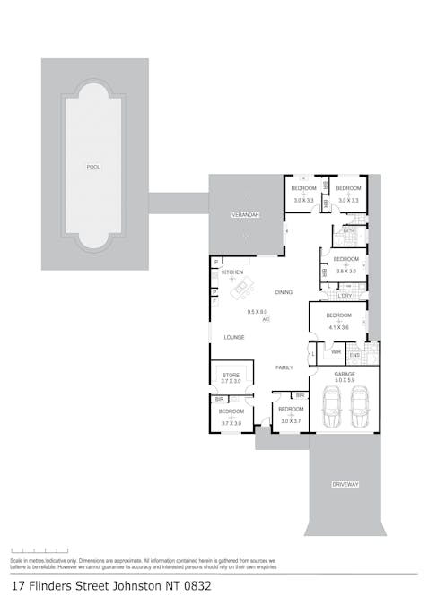 17 Flinders Street, Johnston, NT, 0832 - Floorplan 1