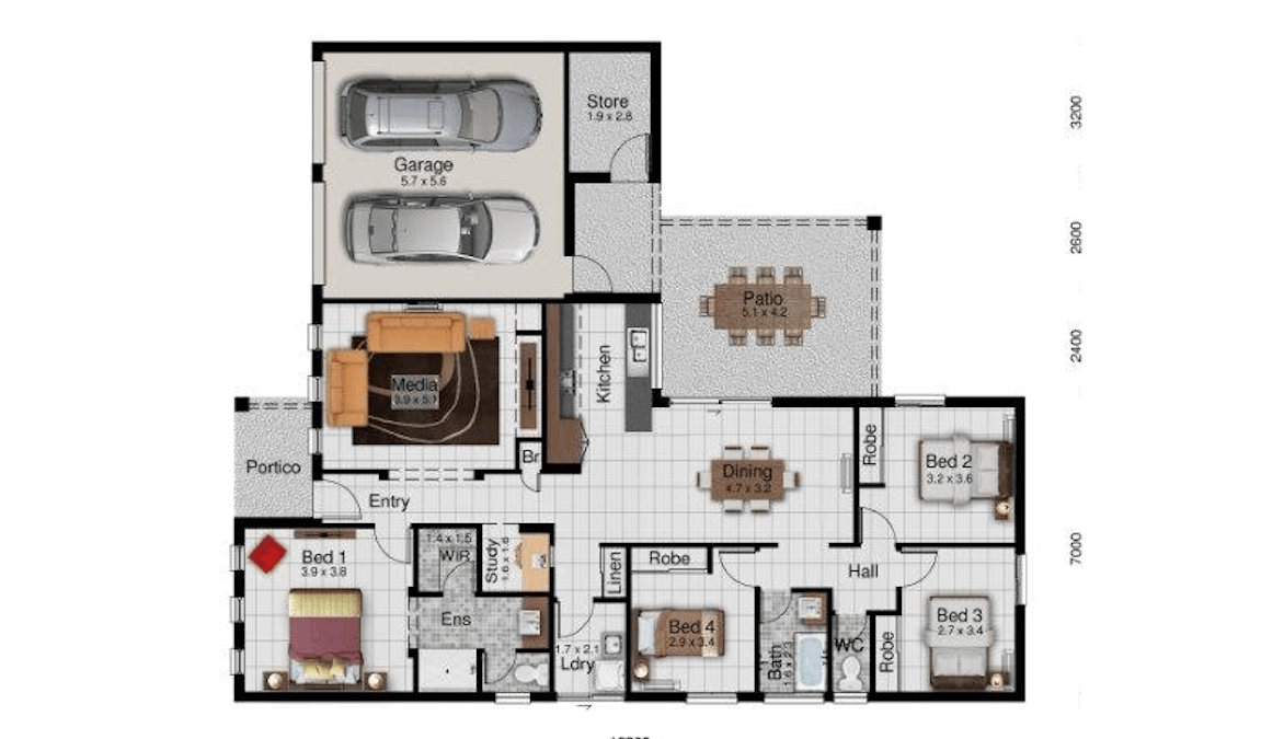 12 Henschke Street, Bellamack, NT, 0832 - Floorplan 1