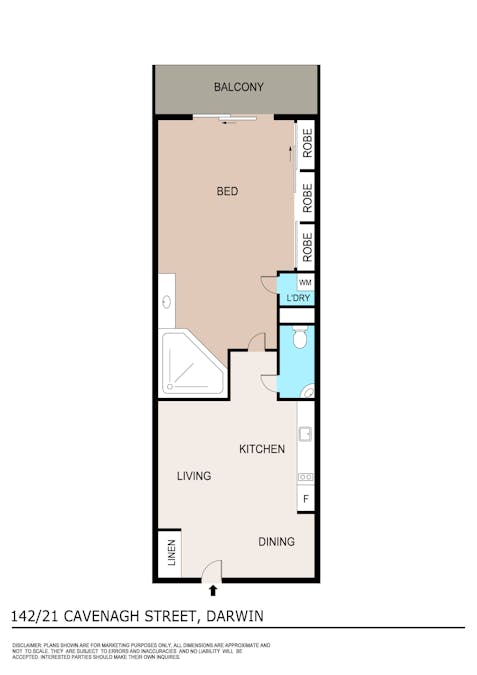 142/21-23 Cavenagh Street, Darwin City, NT, 0800 - Floorplan 1