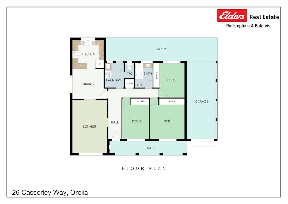 26 Casserley Way, Orelia, WA, 6167 - Floorplan 1