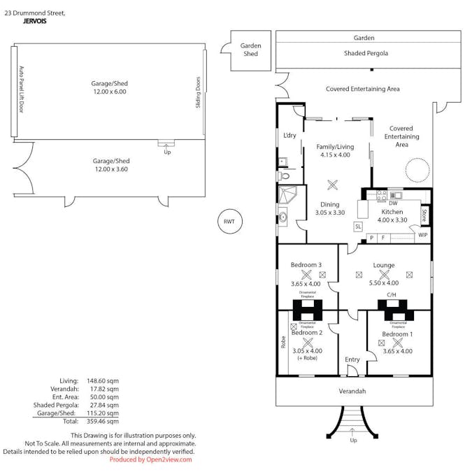 23 Drummond Street, Jervois, SA, 5259 - Floorplan 1