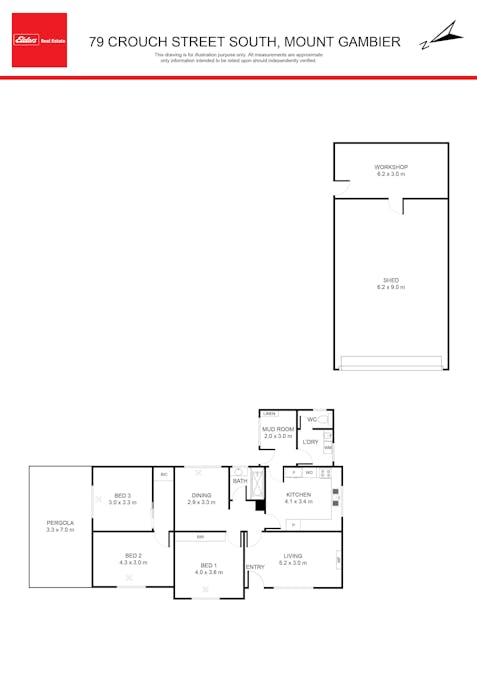79 Crouch Street South, Mount Gambier, SA, 5290 - Floorplan 1