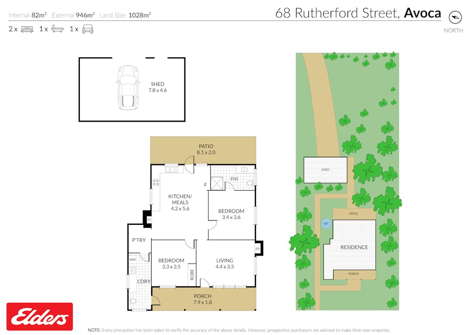 68 Rutherford Street, Avoca, VIC, 3467 - Floorplan 1