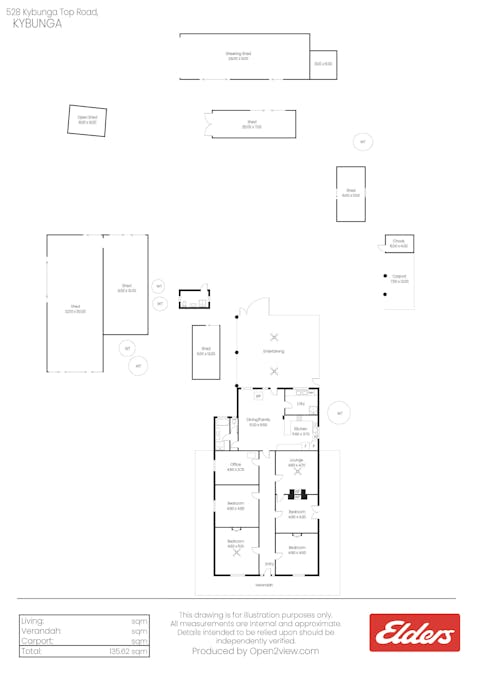 528 Kybunga Top Road, Kybunga, SA, 5453 - Floorplan 2