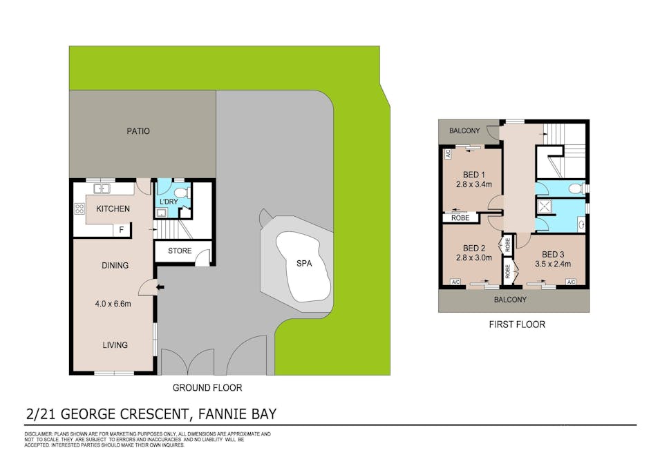 2/21 George Crescent, Fannie Bay, NT, 0820 - Floorplan 1