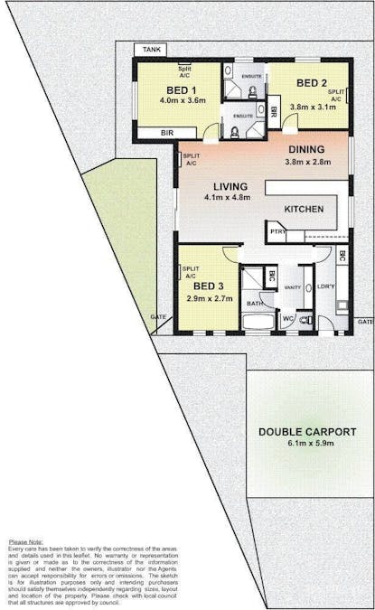 11 Barrie Robran Gate, Whyalla Norrie, SA, 5608 - Floorplan 1