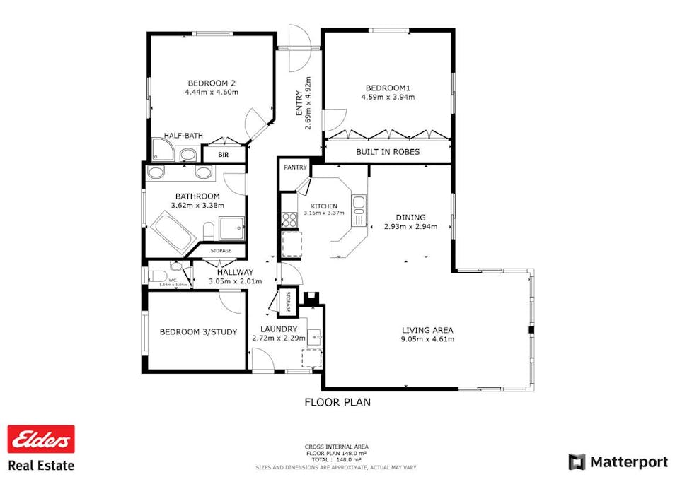 136 Beaufort Street, West Toodyay, WA, 6566 - Floorplan 1