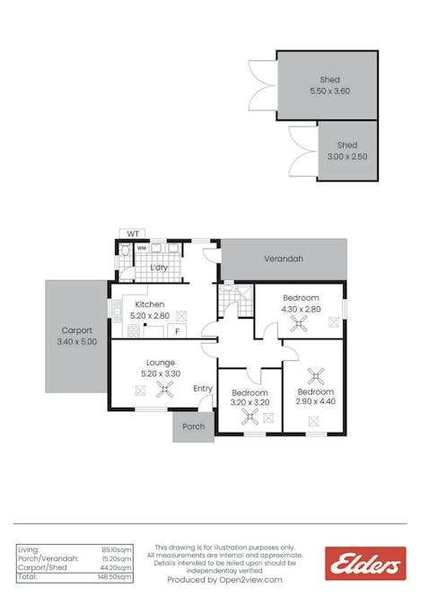 10 Clyde Street, Jamestown, SA, 5491 - Floorplan 1