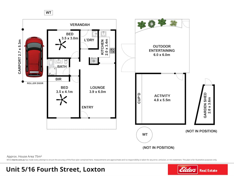 5/16 Fourth Street, Loxton, SA, 5333 - Floorplan 1