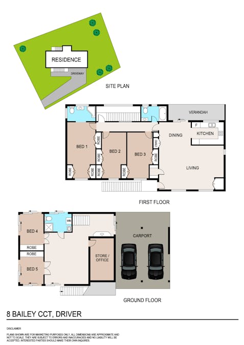 8 Bailey Circuit, Driver, NT, 0830 - Floorplan 1