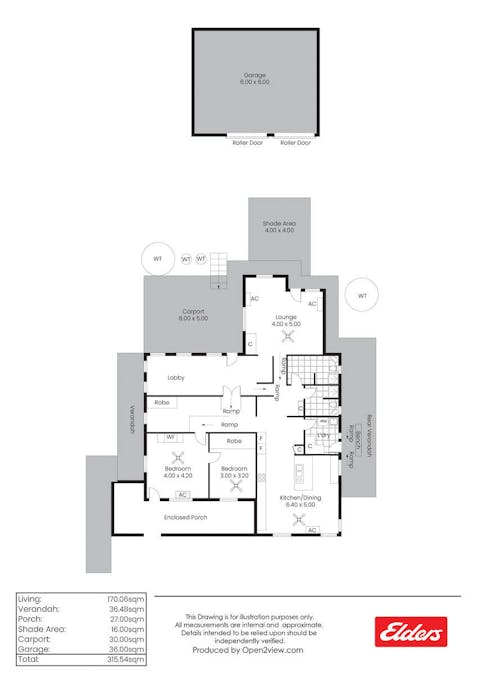1 Kangaroo Street, Burra, SA, 5417 - Floorplan 1