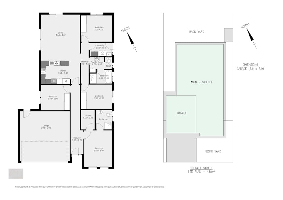 10 Gale Street, Whyalla Jenkins, SA, 5609 - Floorplan 1