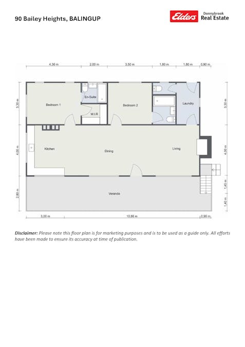 90 Bailey Heights, Balingup, WA, 6253 - Floorplan 1