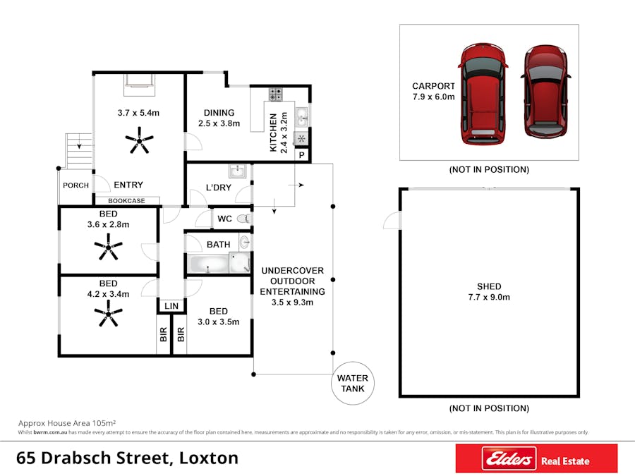 65 Drabsch Street, Loxton, SA, 5333 - Floorplan 1